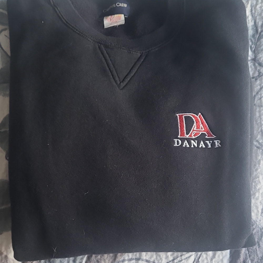 Men's Classic Black Crewneck Sweater